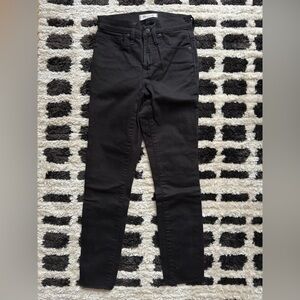Black Madewell high-rise skinny jeans